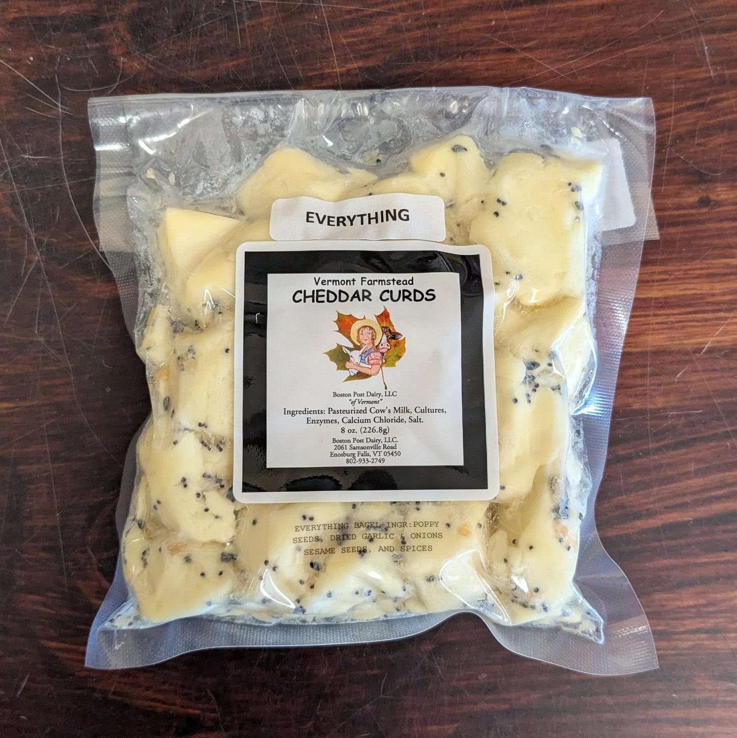 Cheese Curds (made with cow's milk)