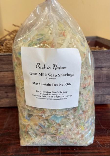 Goat Milk soap Shavings Bits & Pieces 12 ounce