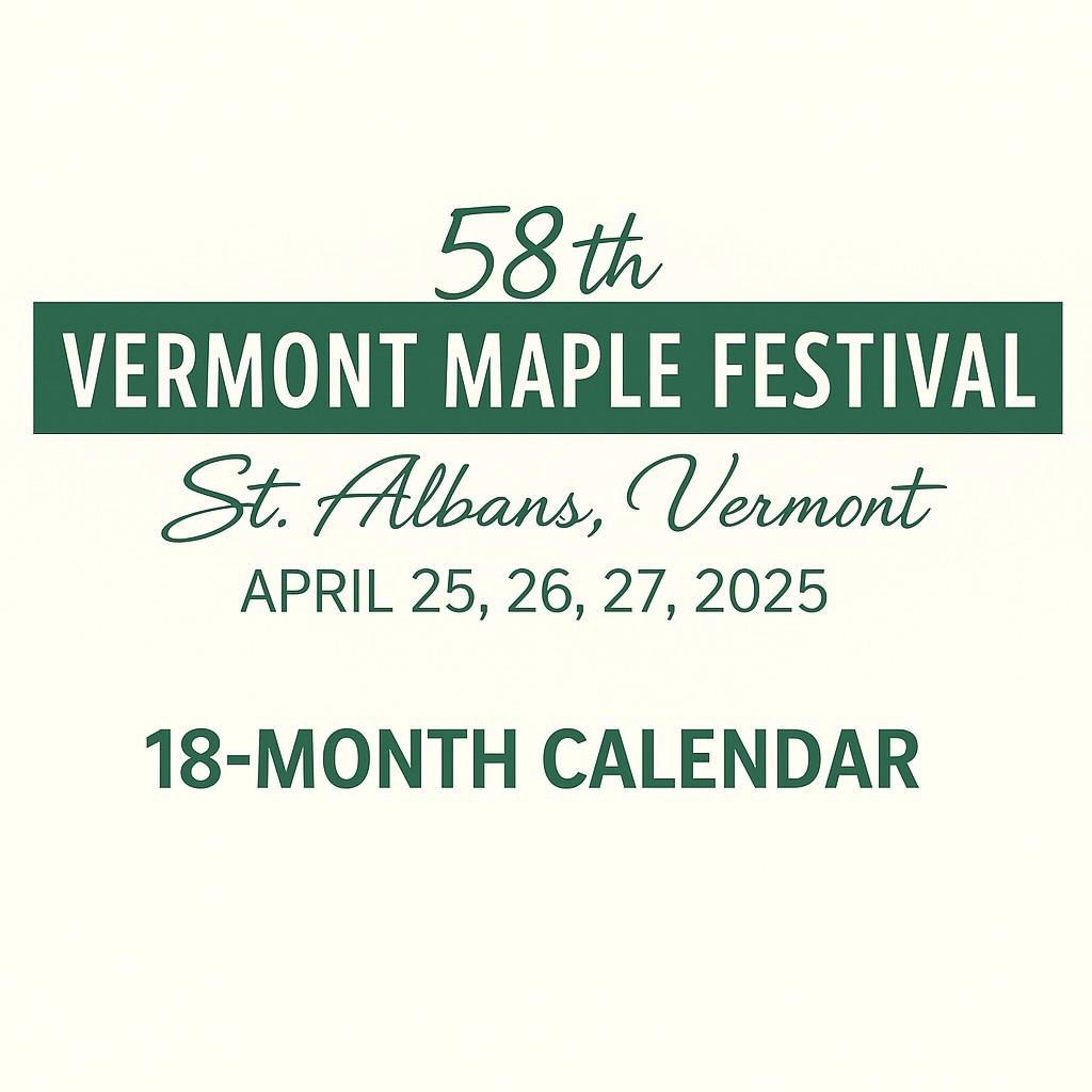Vermont Maple Festival Calendar