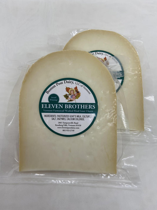 Eleven Brothers Goat Milk Cheese - 2019 American Cheese Society 2nd place Winner