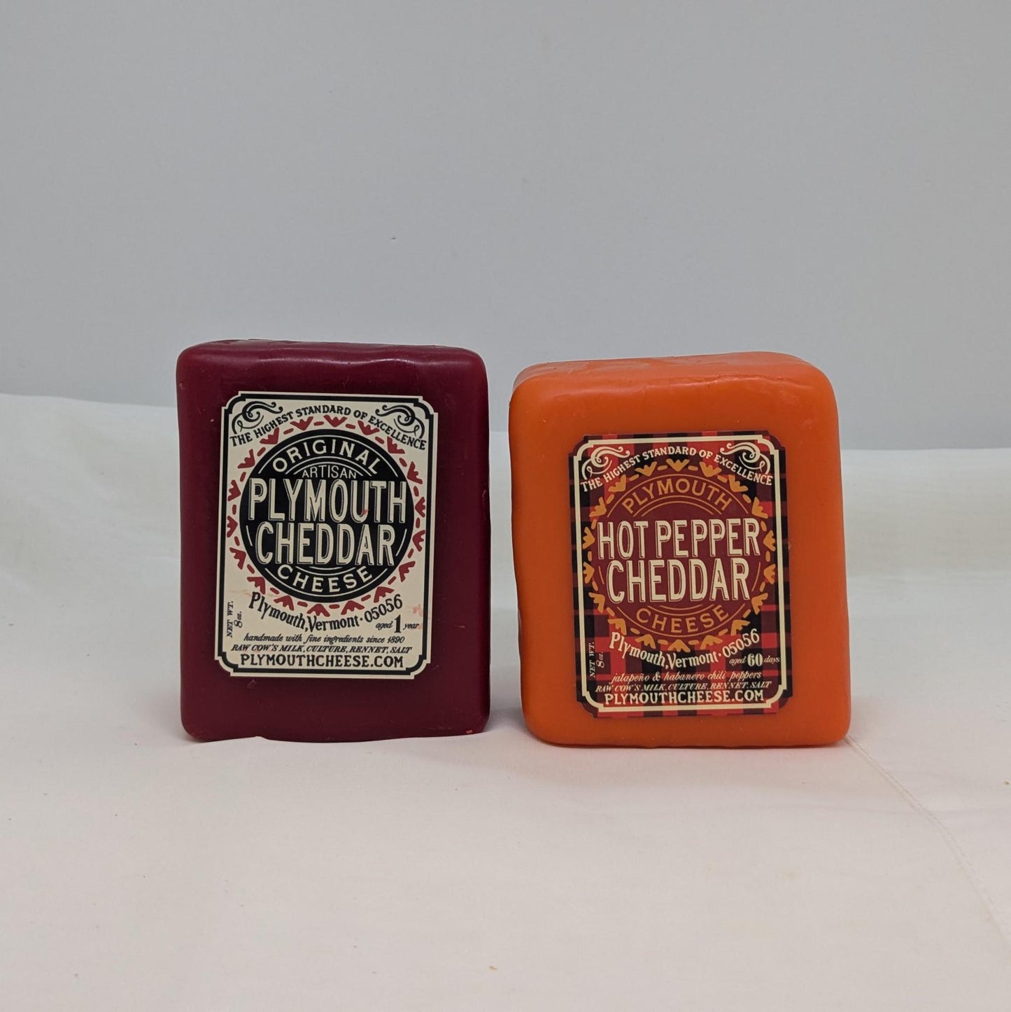 Plymouth Cheese 8 oz waxed bars