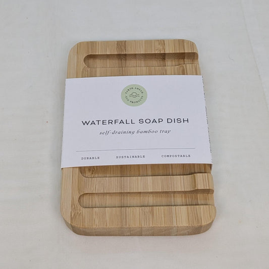 Soap dish, Bamboo Waterfall Self-Draining