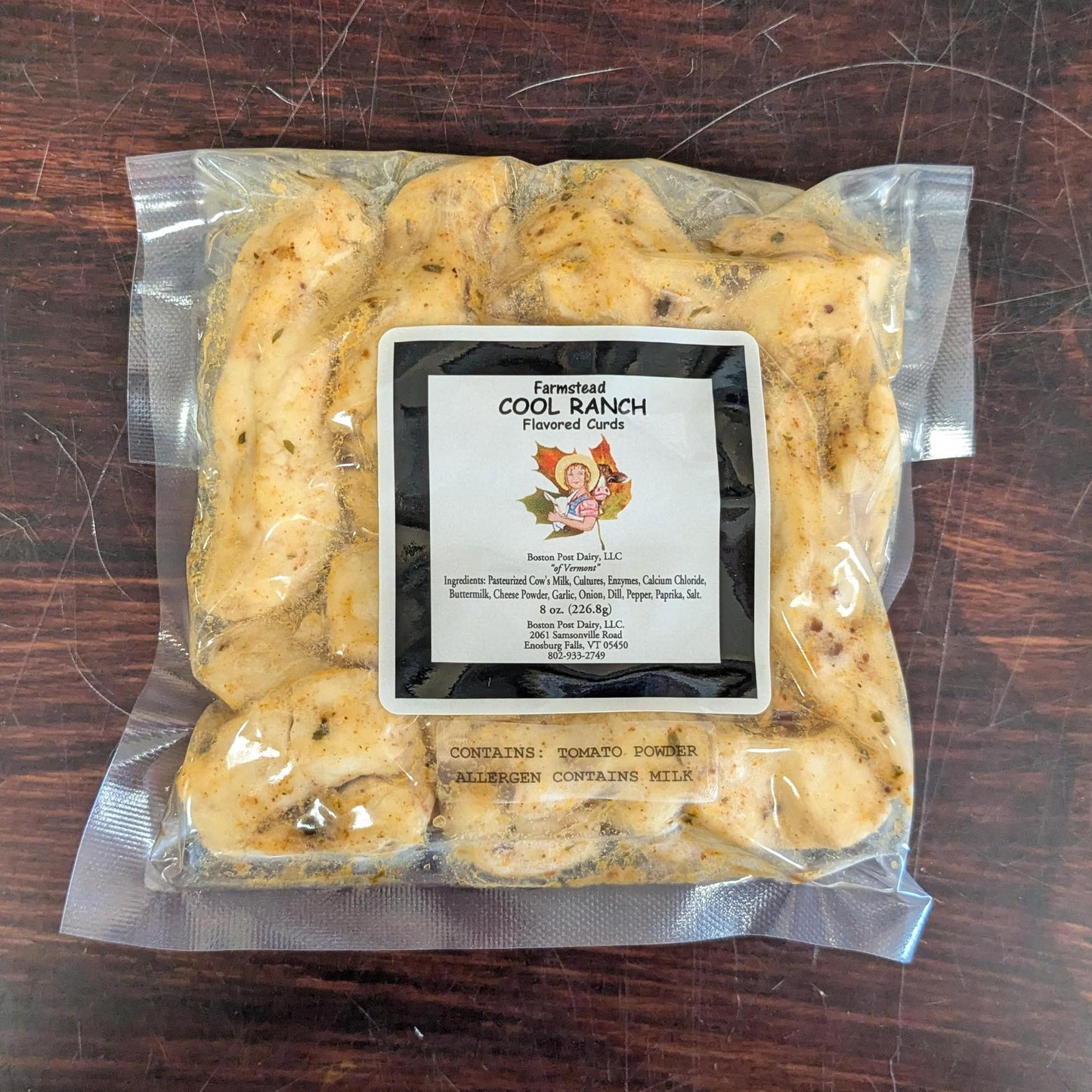 Cheese Curds (made with cow's milk)