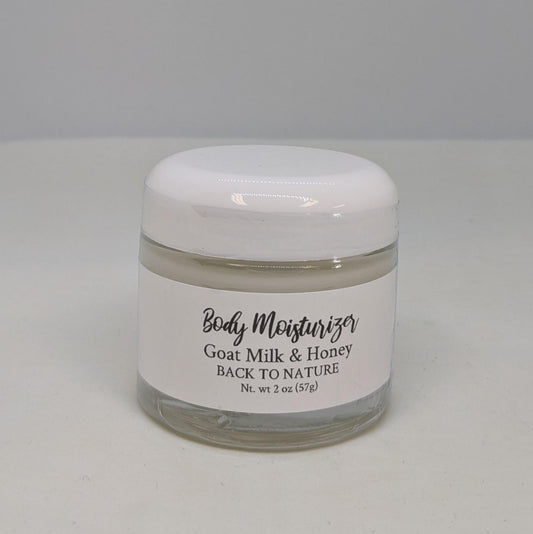 Goat Milk & Honey Body Moisturizer 2 oz