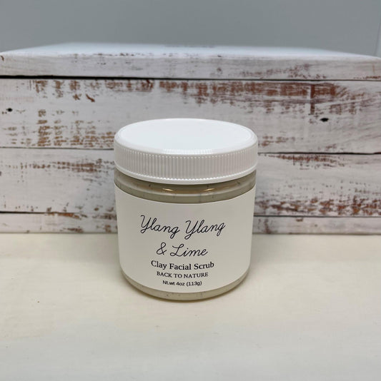 Ylang Ylang & Lime Clay Facial Scrub