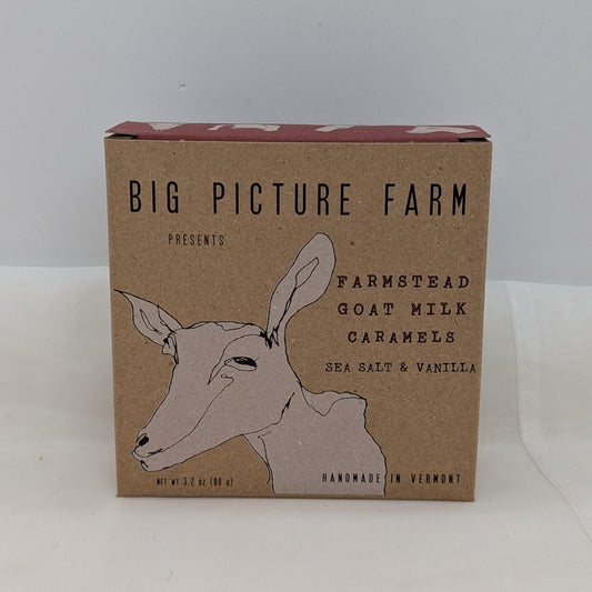 Big Picture Farm Farmstead Goat Milk Caramels 3.2 oz box