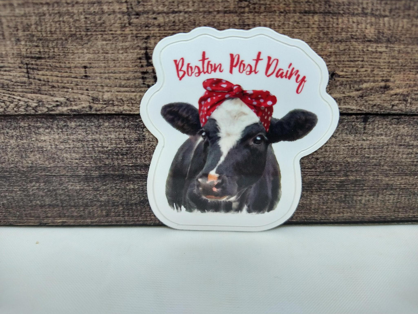Boston Post Dairy Stickers, Small 1.75-2"