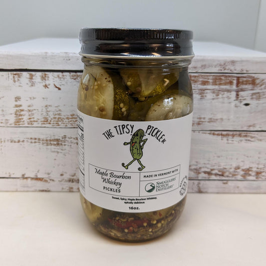 Maple Bourbon Whiskey Tipsy Pickles