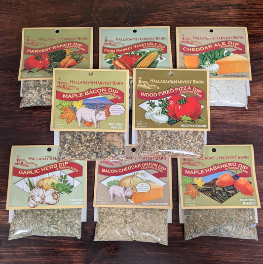 Halladay's Harvest Barn Dip Mixes