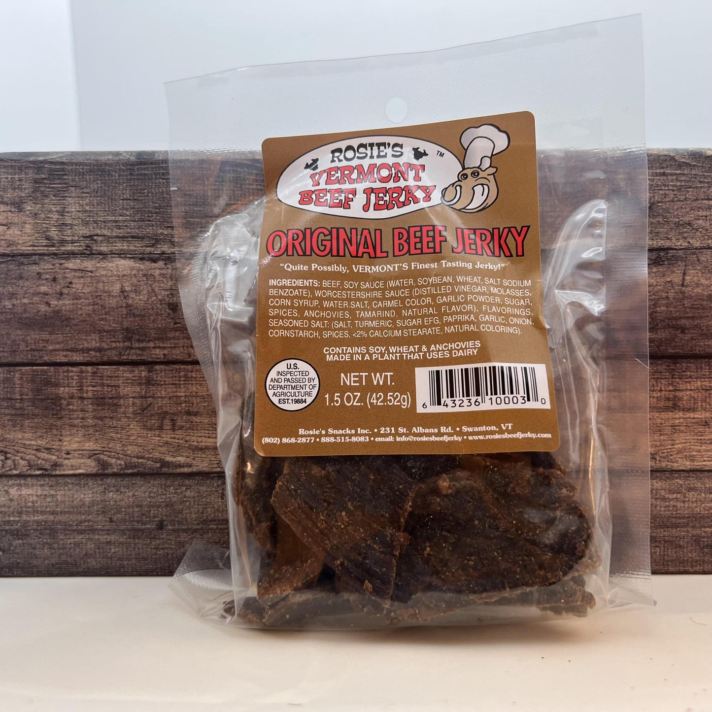 Rosie's Beef Jerky 1.5 oz