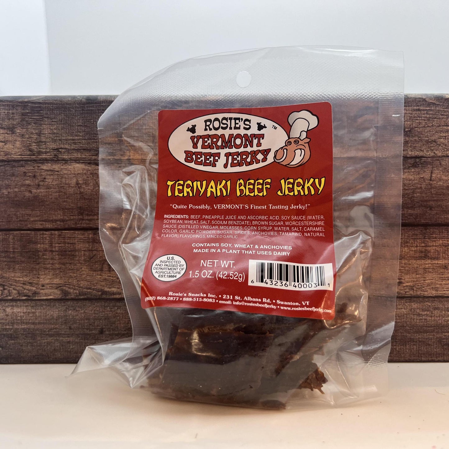 Rosie's Beef Jerky 1.5 oz