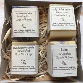 Goat Milk Soap Gift Set 4 pack small soaps