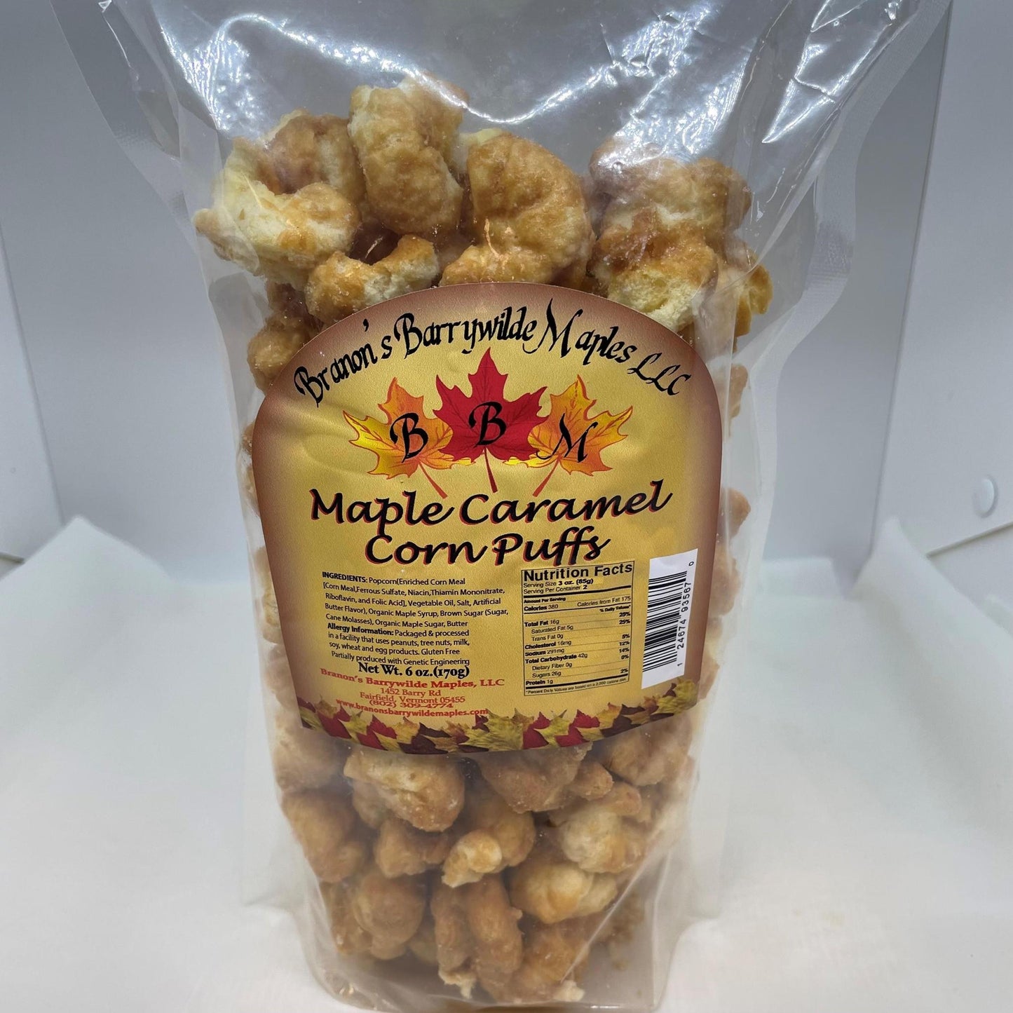 Branon's Maple Caramel Corn Puffs