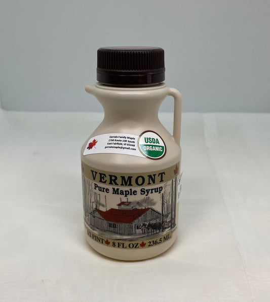 Gervais Family Maple Organic Syrup 1/2 Pint