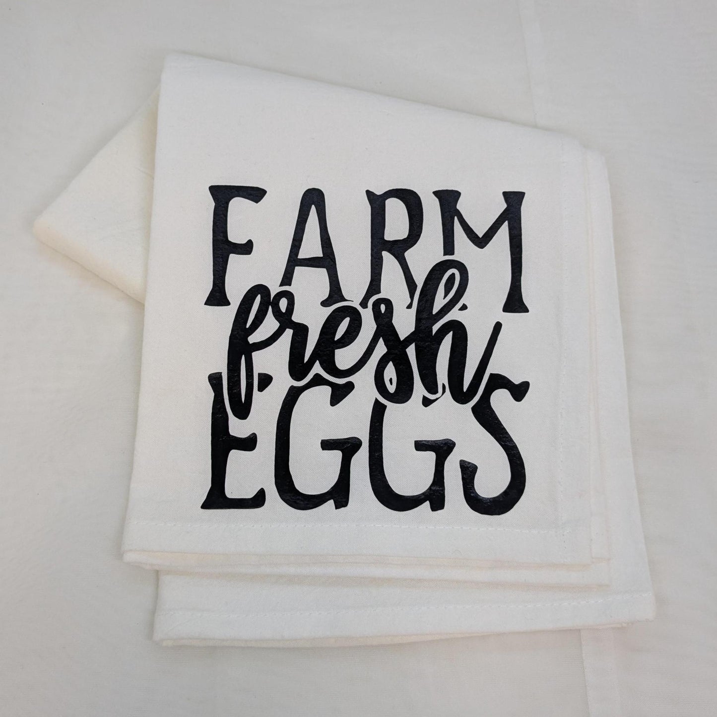 Tea Towel, Farm Fresh Eggs