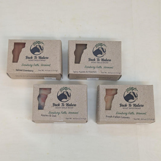 Fall Collection Goat Milk Soap 4 oz bars