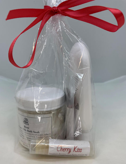Valentine Bath Soak and Lotion Gift Bag