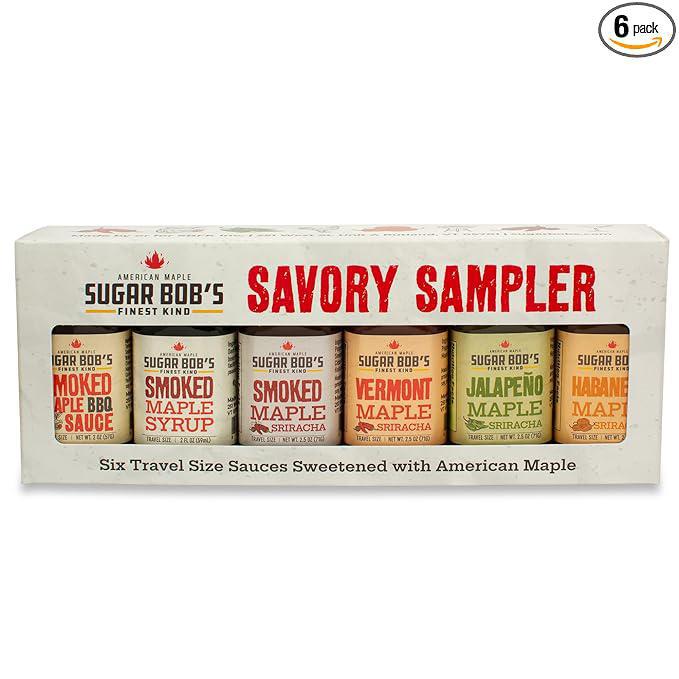 Sugar Bob's Finest Kind Savory Sampler Box (6/2oz bottles)