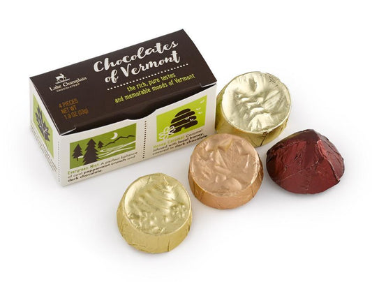 Lake Champlain Chocolates of Vermont 4-piece sampler