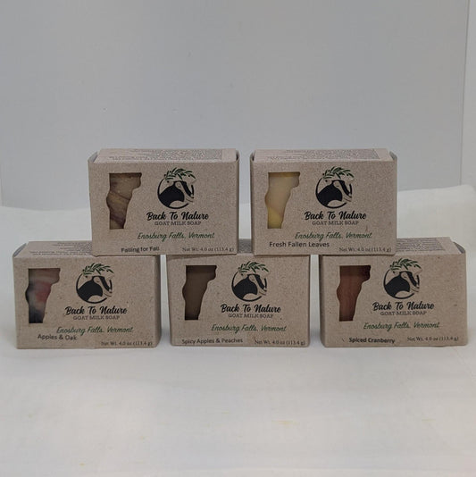 Fall Collection Goat Milk Soap 4 oz bars