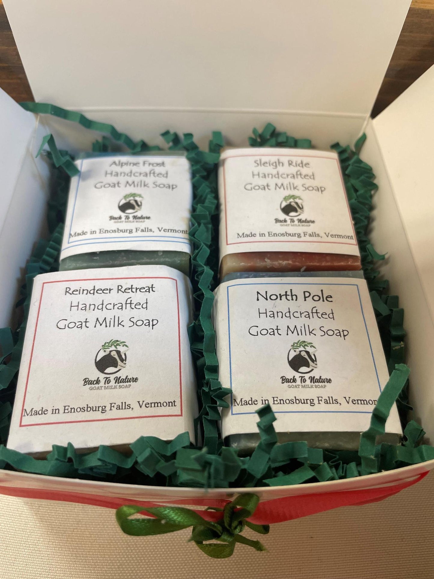 Goat Milk Soap Gift Set 4 pack small soaps