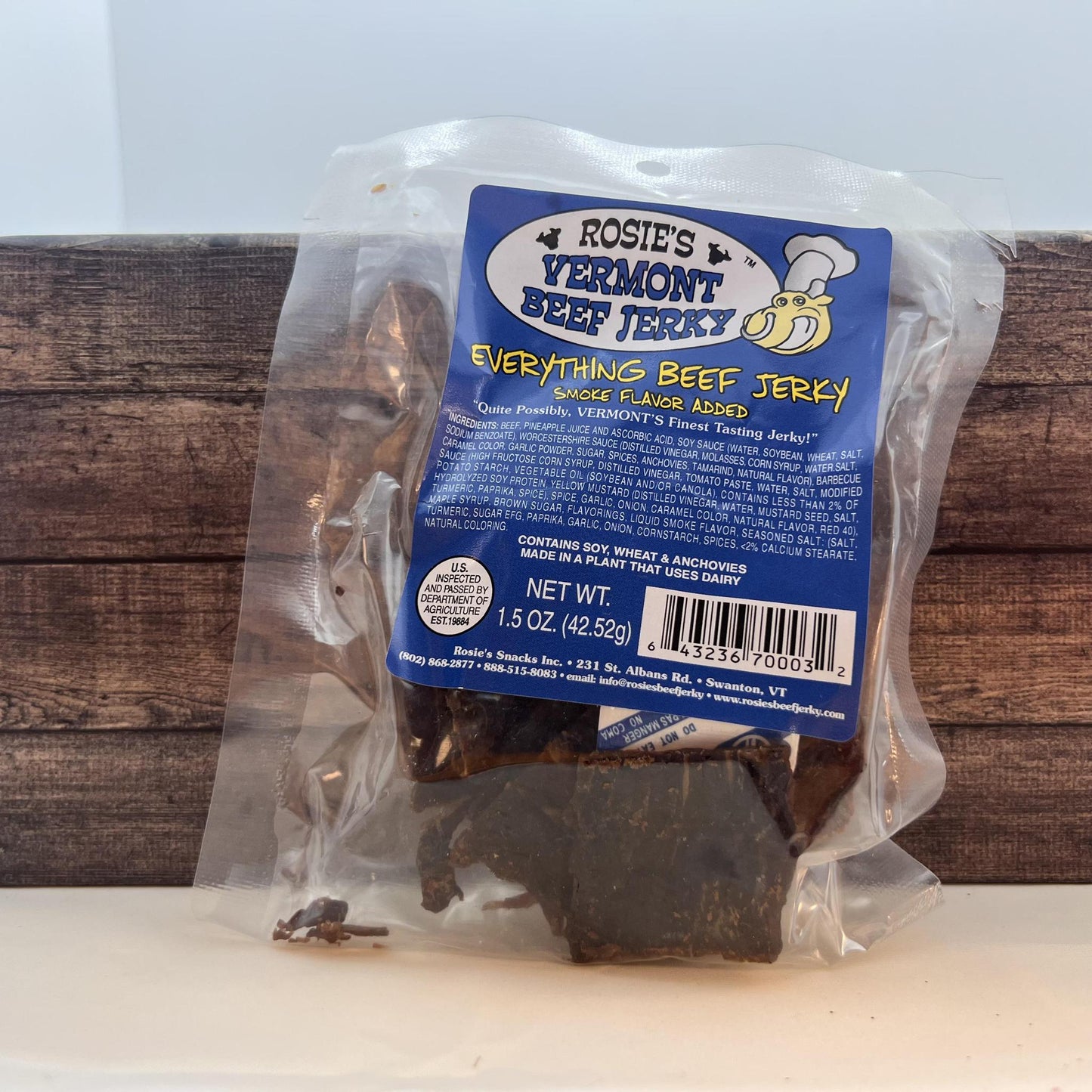 Rosie's Beef Jerky 1.5 oz